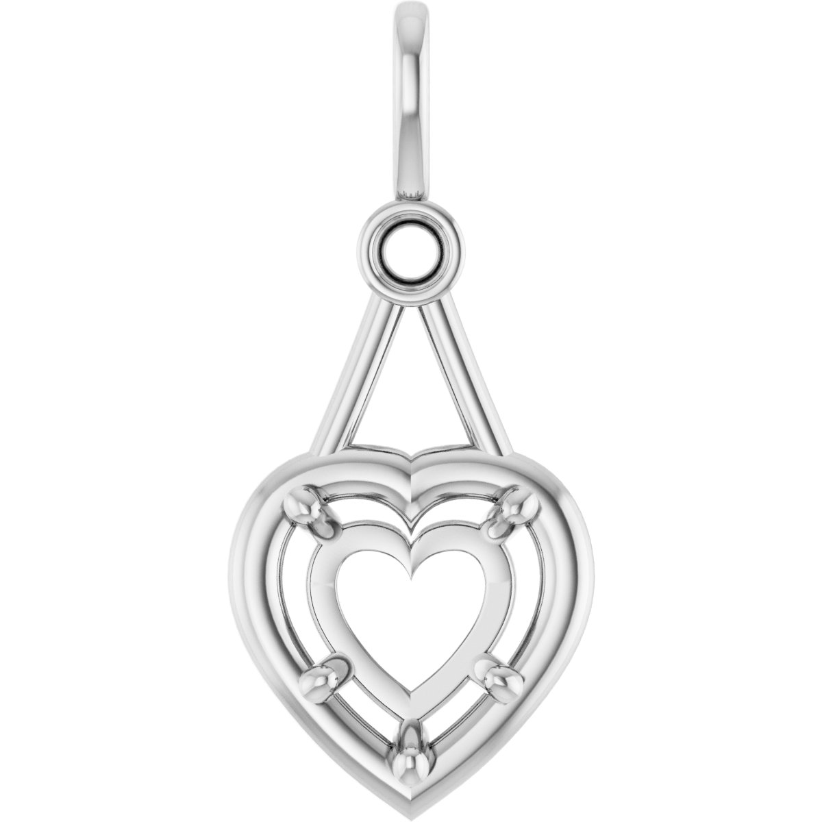 Accented Bezel-Style Pendant