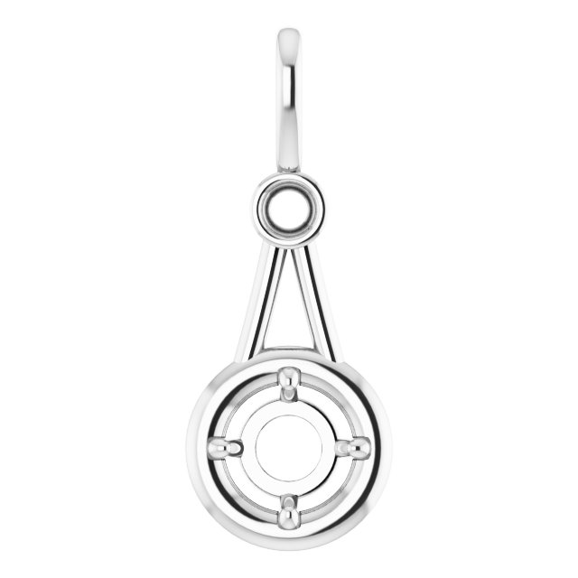 Accented Bezel-Style Pendant