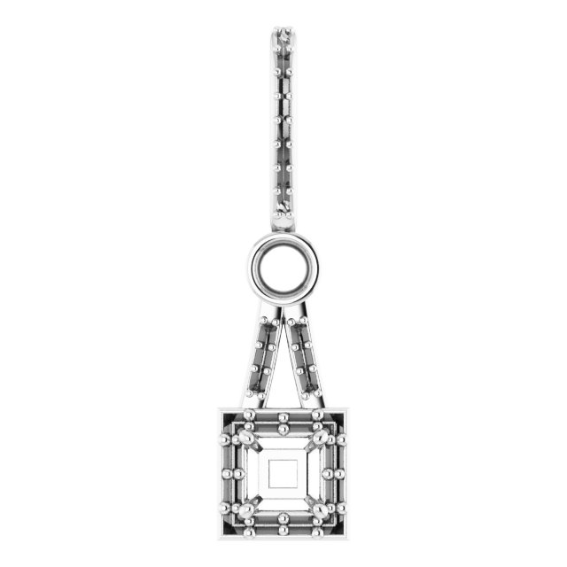 Accented Halo-Style Pendant