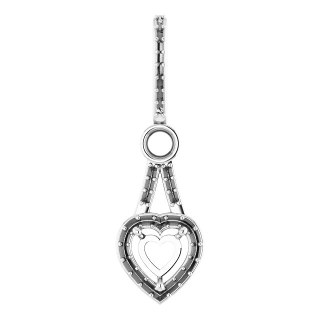 Accented Halo-Style Pendant