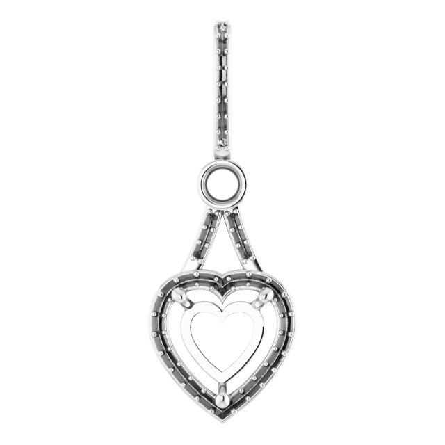 Accented Halo-Style Pendant