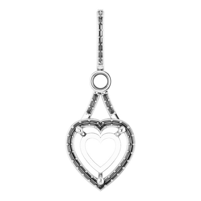Accented Halo-Style Pendant