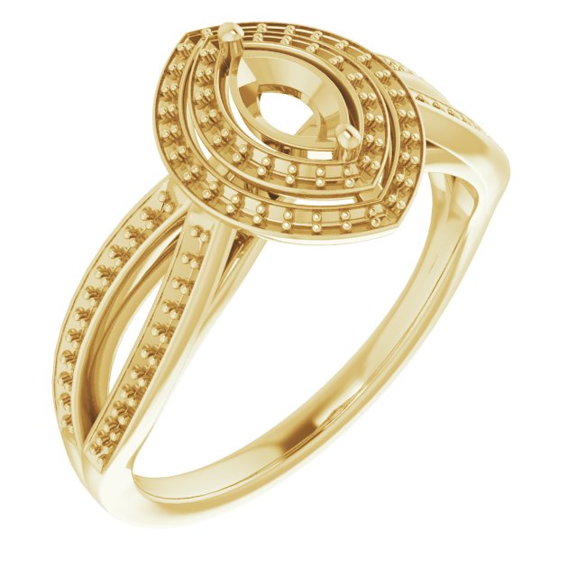 14k Yellow Gold