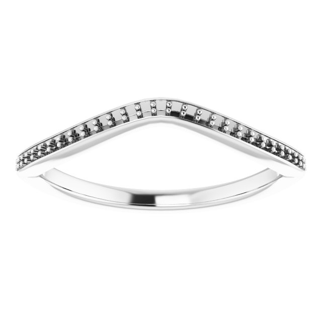 Band Mounting for 9x4.5 mm Marquise Ring view 3