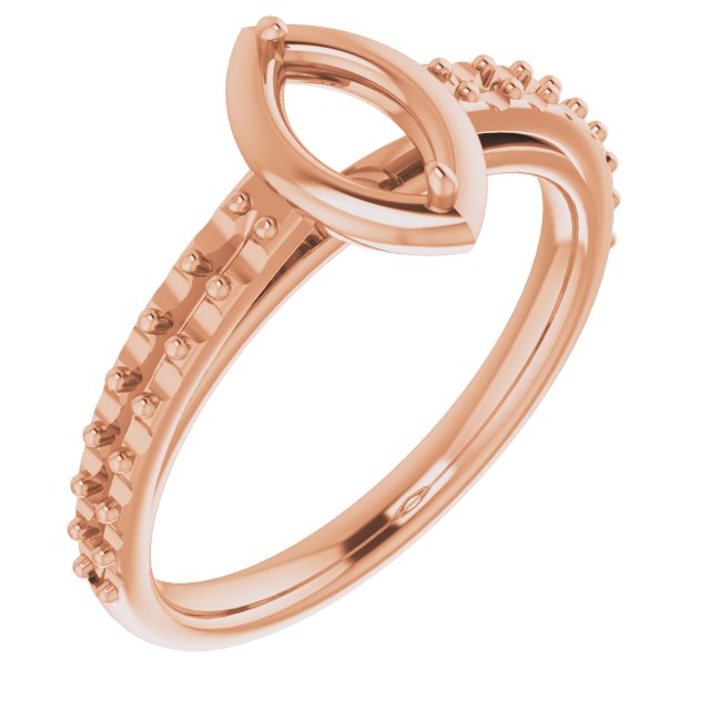 4-Prong Accented Bezel-Style Engagement Ring