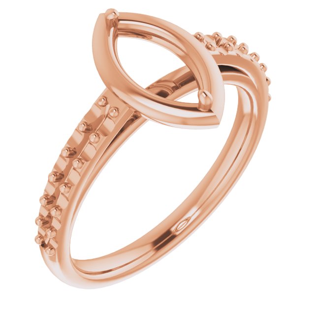 4-Prong Accented Bezel-Style Engagement Ring