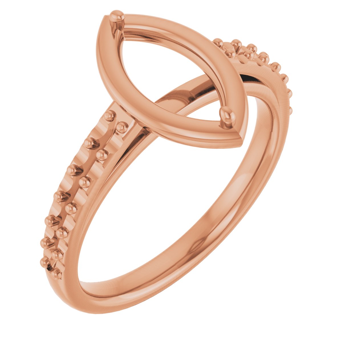 4-Prong Accented Bezel-Style Engagement Ring