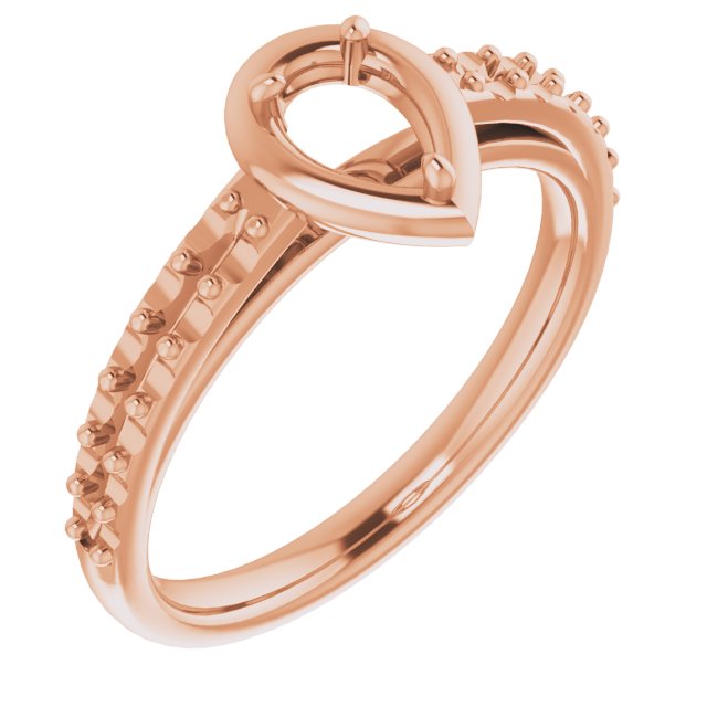 4-Prong Accented Bezel-Style Engagement Ring