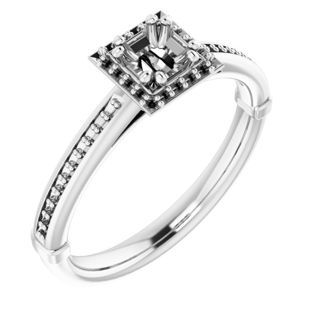 14k White Gold