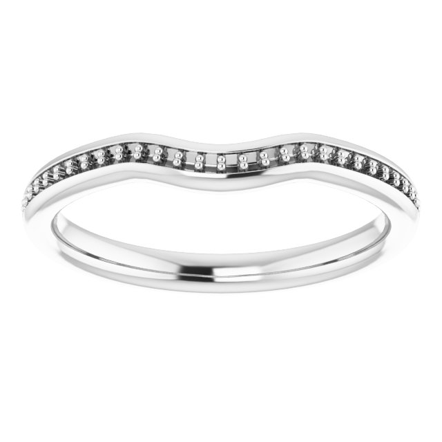 Band Mounting for 6 mm Square Ring view 3