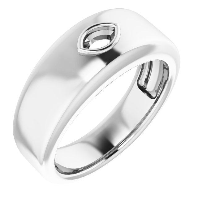 Bezel-Set Ring