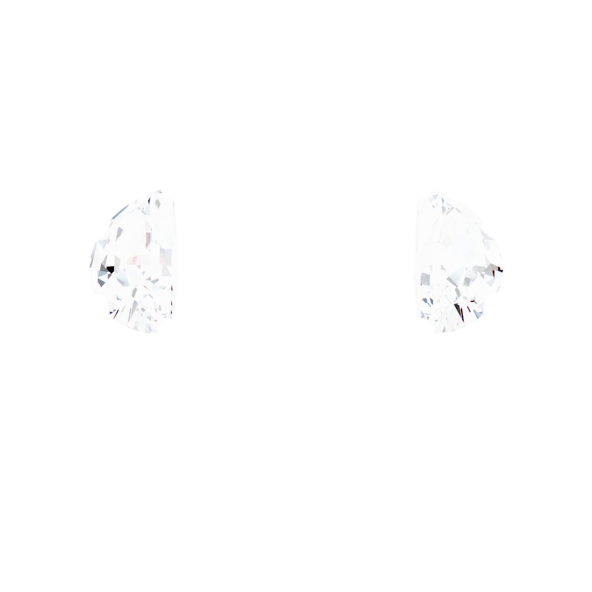 14K White 5.5 x 3.4 mm Oval 3/4 CTW Lab-Grown Diamond Semi-Set Engagement Ring-3