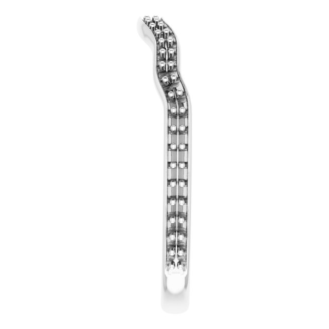 Band Mounting for 10x10 mm Heart Ring view 4