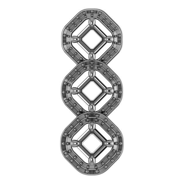 6 mm Cushion Pendant Mounting