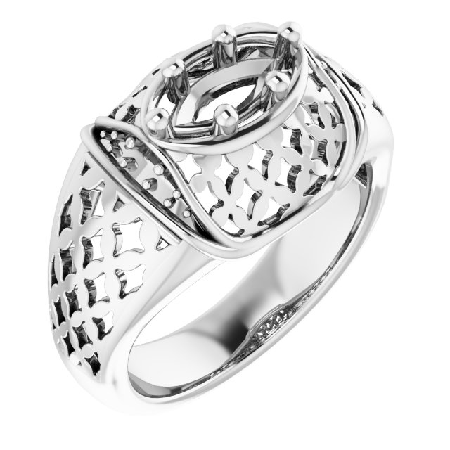 14k White Gold