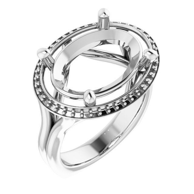 Halo-Style Engagement Ring