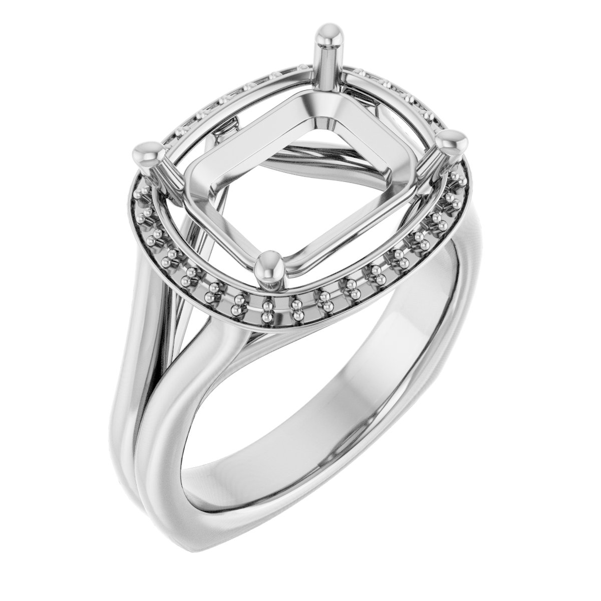 Halo-Style Engagement Ring
