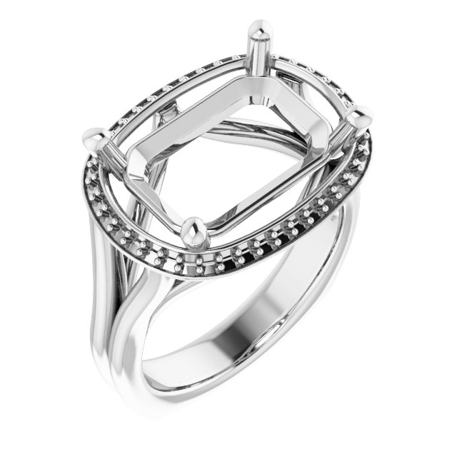 Halo-Style Engagement Ring