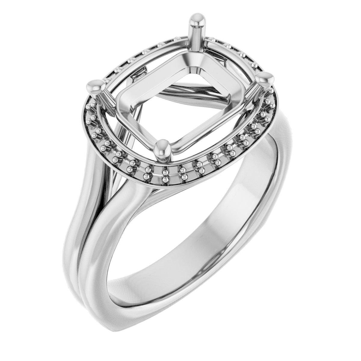 Halo-Style Engagement Ring