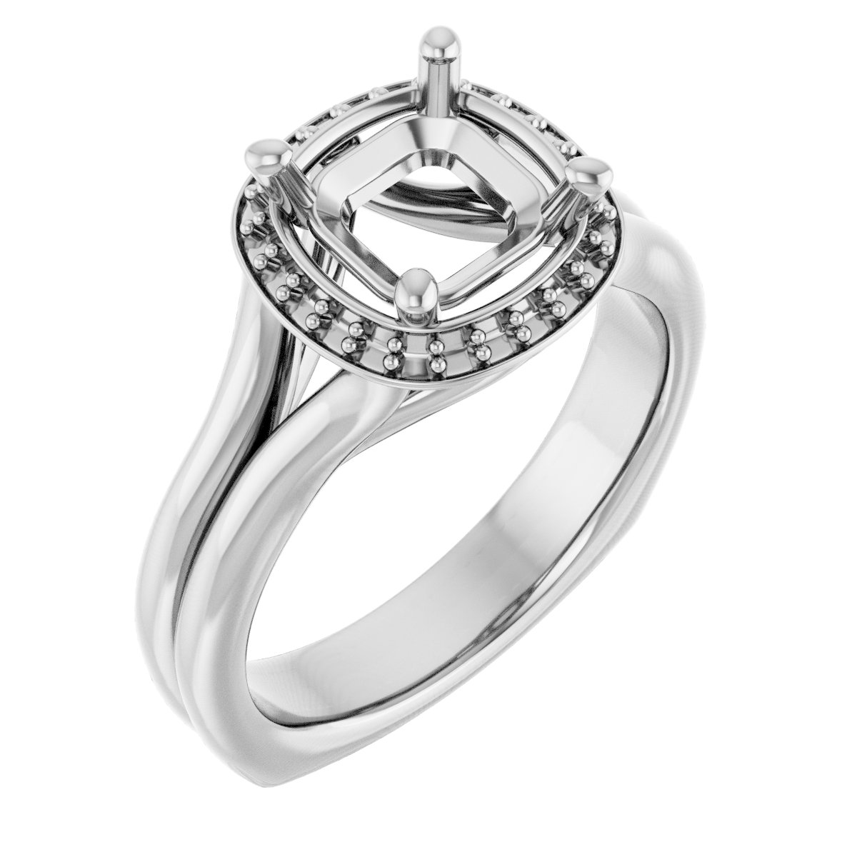 Halo-Style Engagement Ring