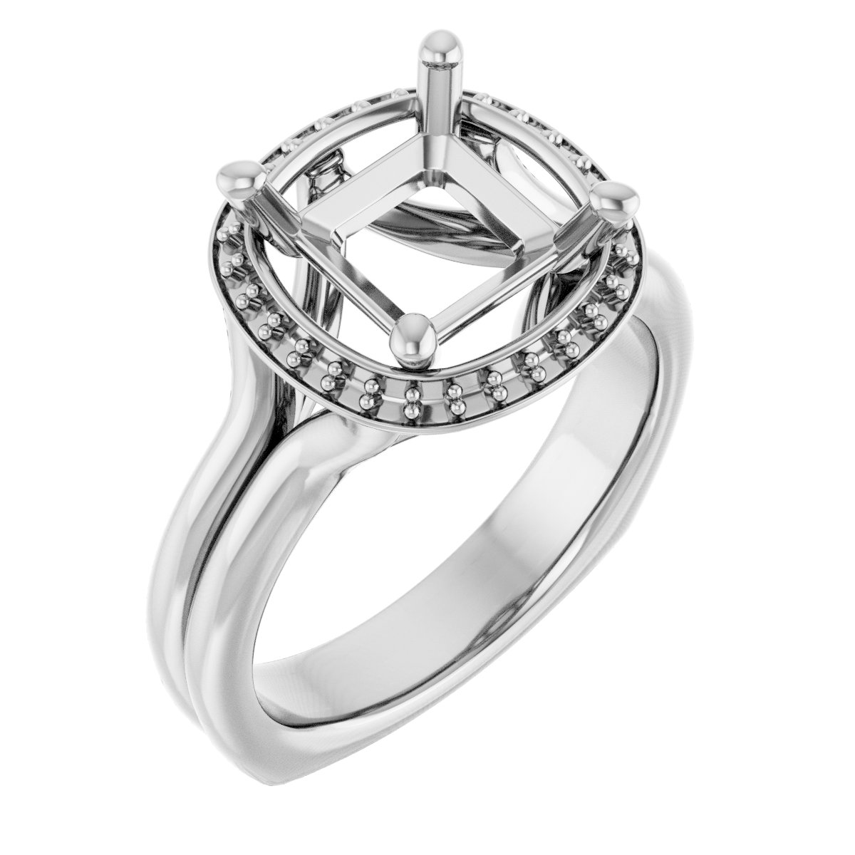 Halo-Style Engagement Ring