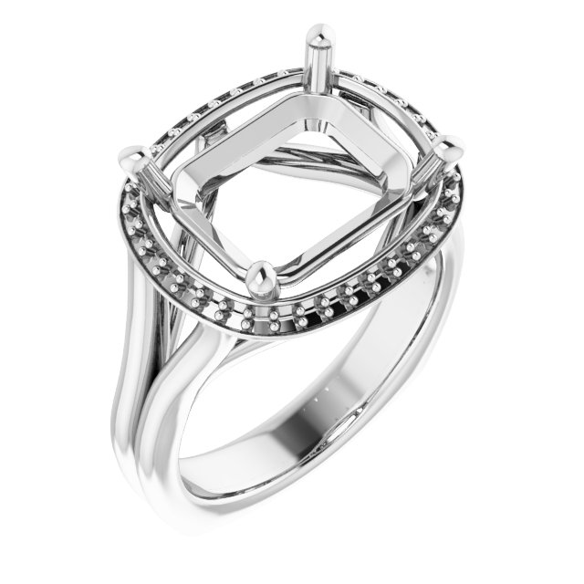 Halo-Style Engagement Ring