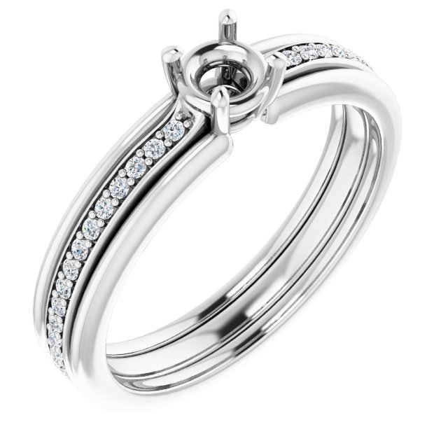 14k White Gold