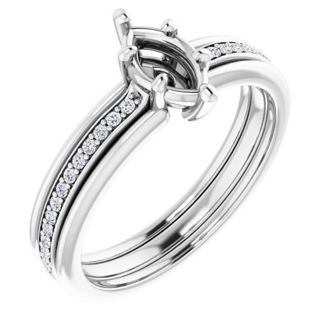 14k White Gold