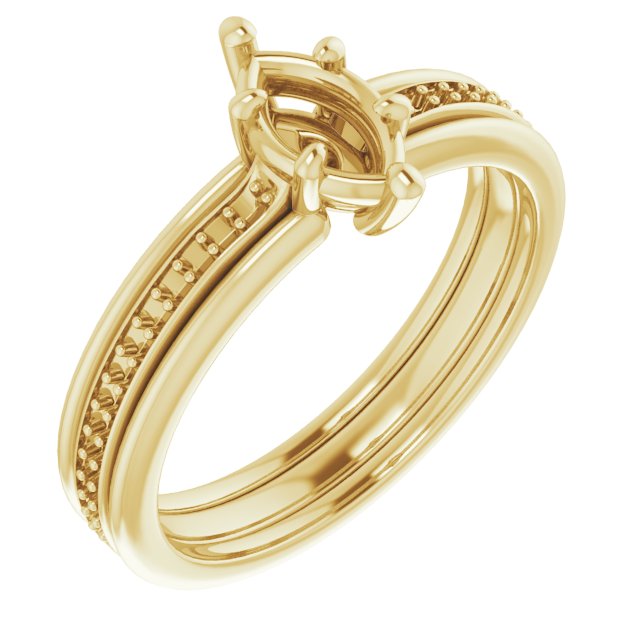 14k Yellow Gold