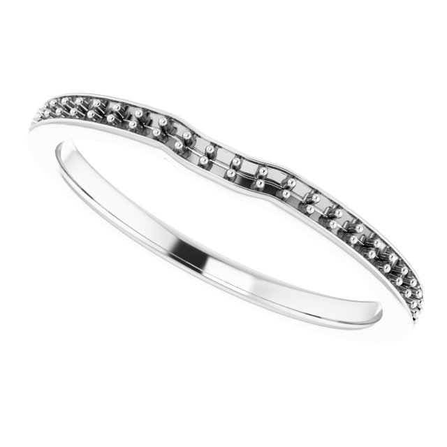 Band Mounting for 10x5 mm Marquise Ring view 5