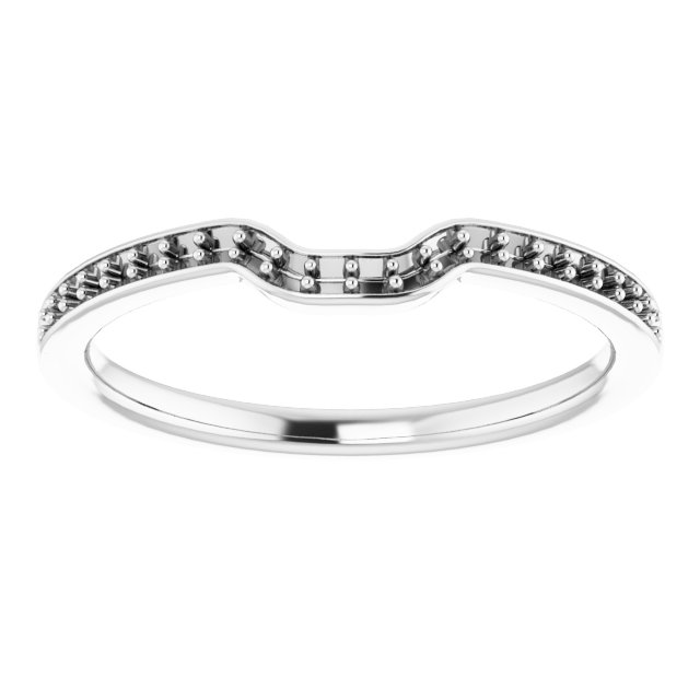 Band Mounting for 7.5 mm Square Ring view 3