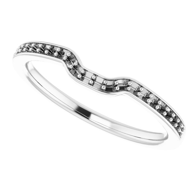 Band Mounting for 7.5 mm Square Ring view 5