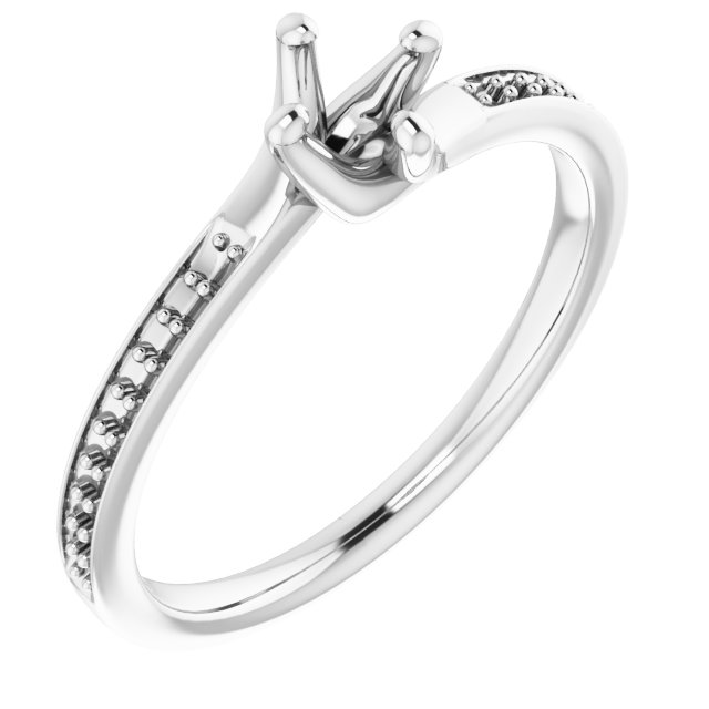 Accented Engagement Ring