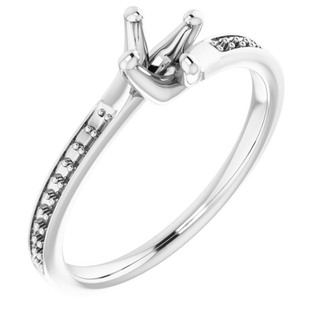 Accented Engagement Ring