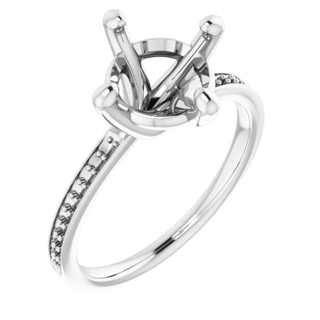 Accented Engagement Ring