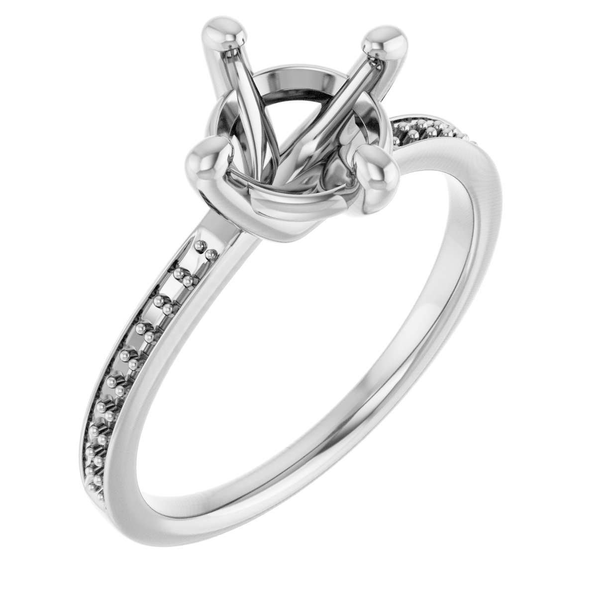 Accented Engagement Ring