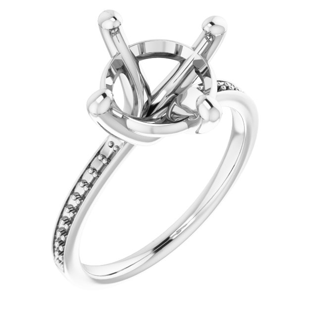Accented Engagement Ring