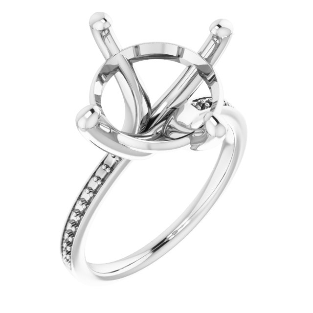 Accented Engagement Ring