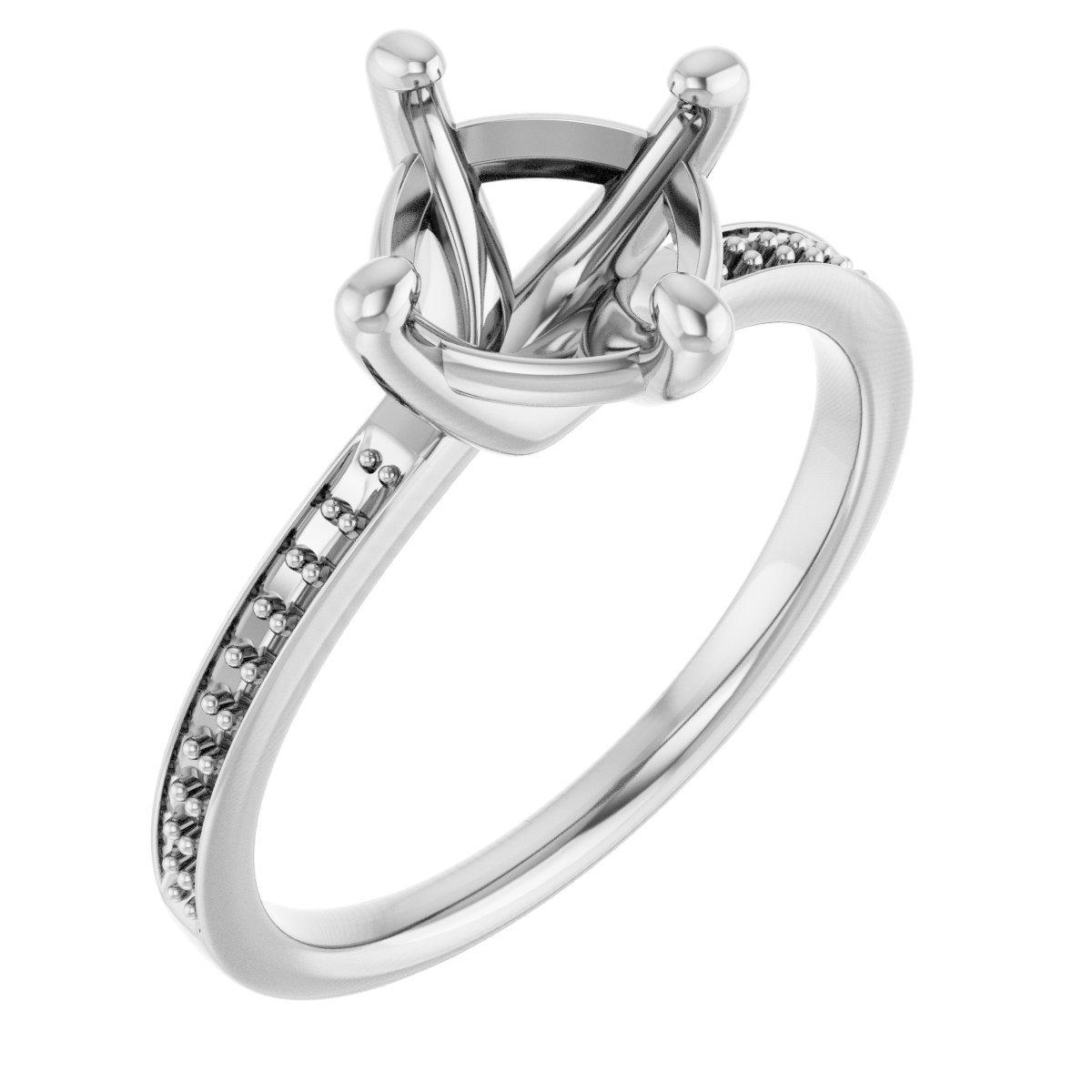 Accented Engagement Ring