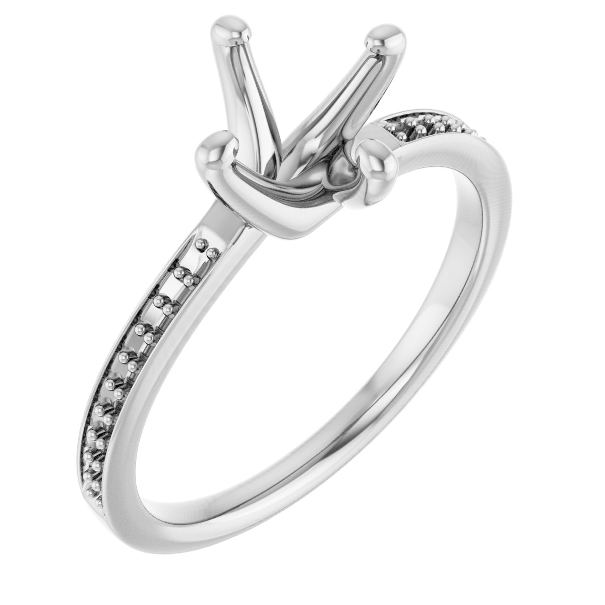Accented Engagement Ring