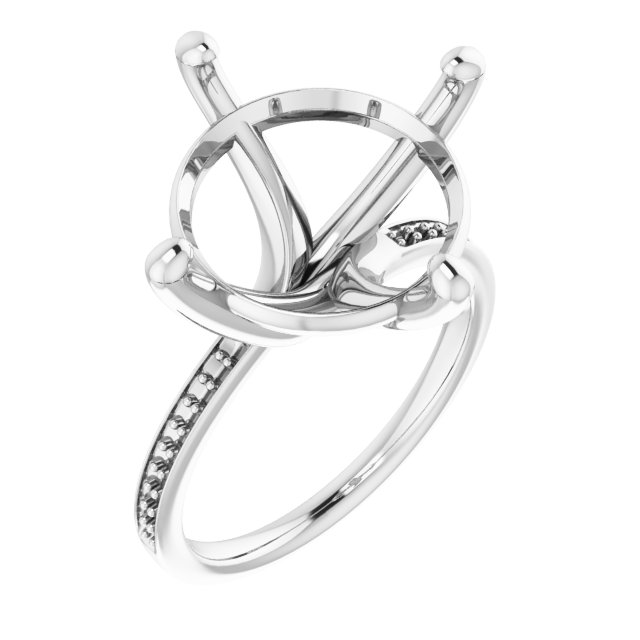 Accented Engagement Ring