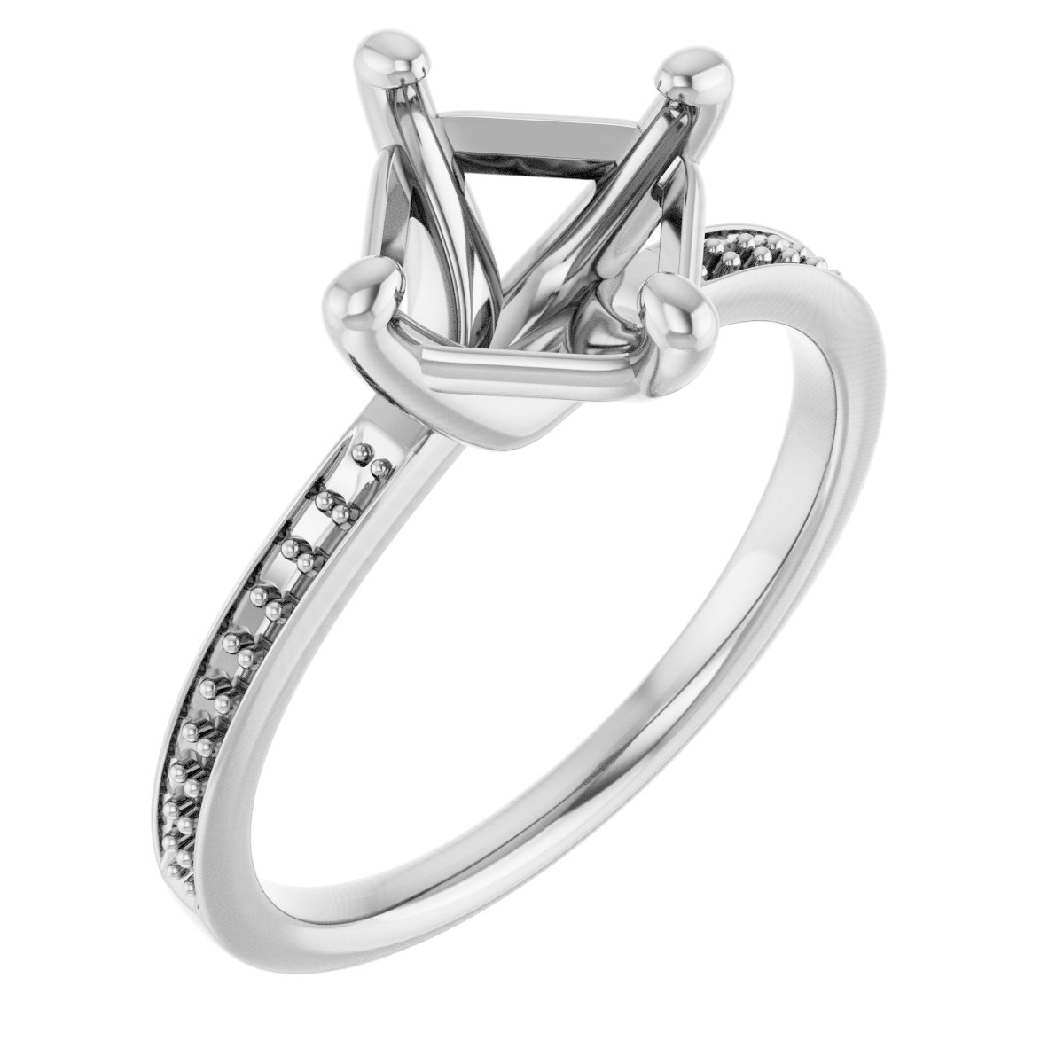 Accented Engagement Ring
