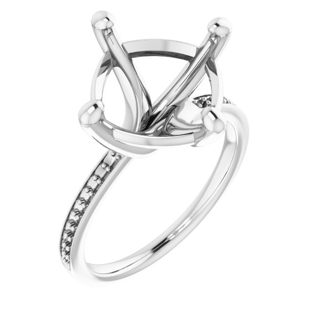 Accented Engagement Ring