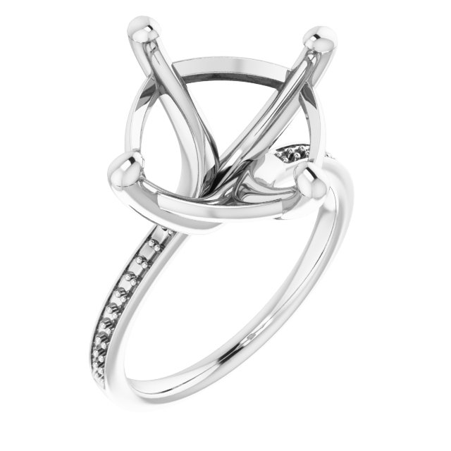 Accented Engagement Ring