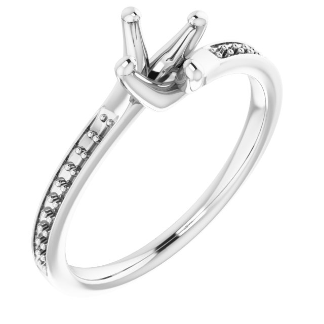 Accented Engagement Ring
