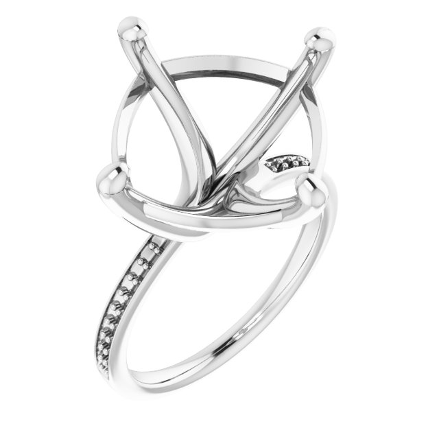 Accented Engagement Ring