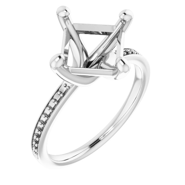 Accented Engagement Ring