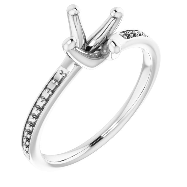 Accented Engagement Ring