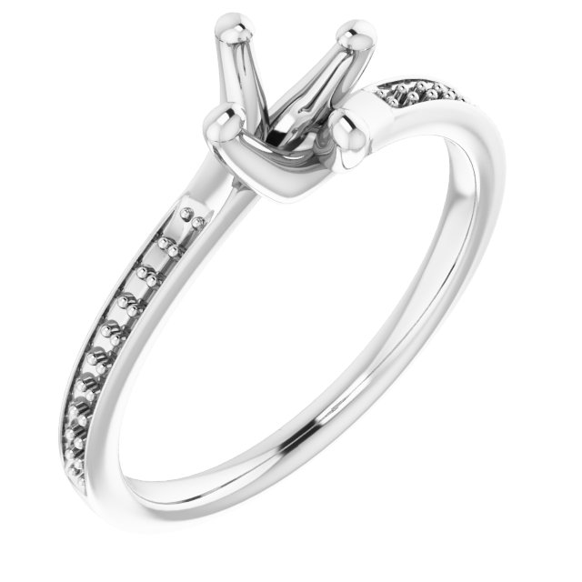 Accented Engagement Ring