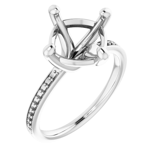 Accented Engagement Ring